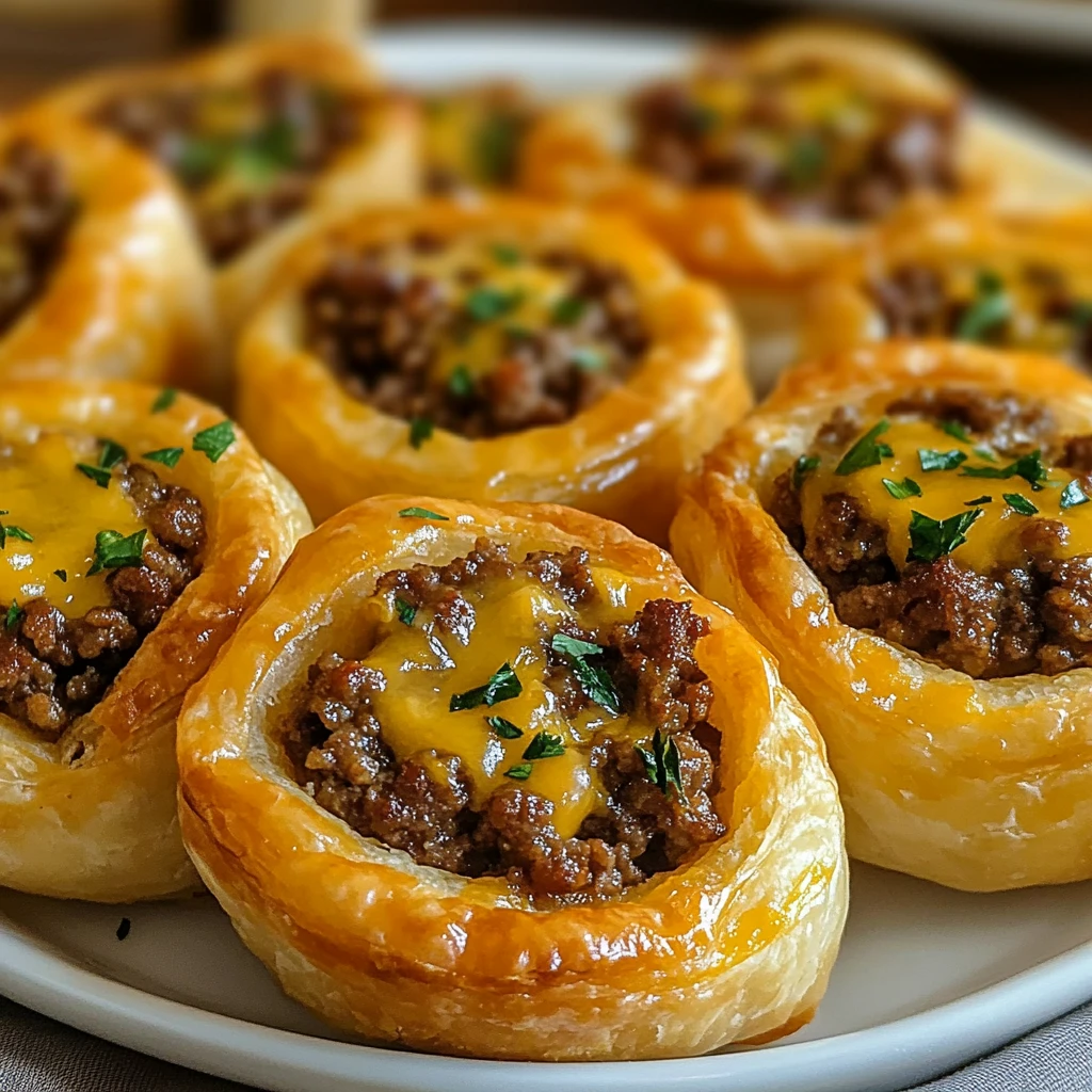 Easy Garlic Butter Cheeseburger Rollups in 30 Minutes