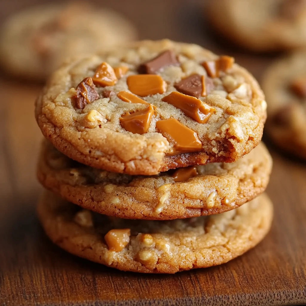 Butterfinger Caramel Crunch Cookies