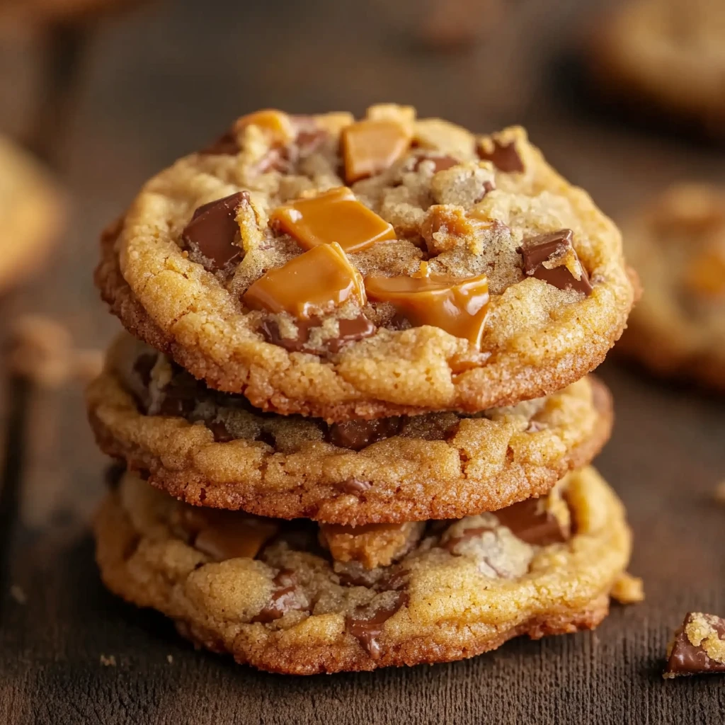 Butterfinger Caramel Crunch Cookies