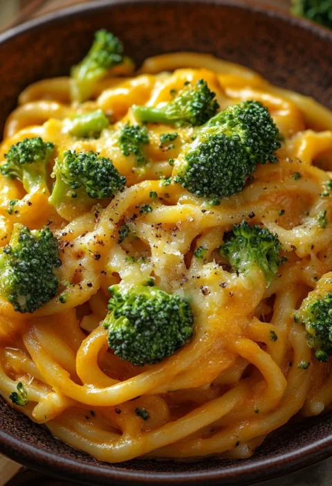 Cheesy Creamy Broccoli Pasta