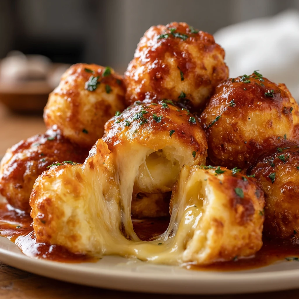 Cheesy Garlic Pizza Balls