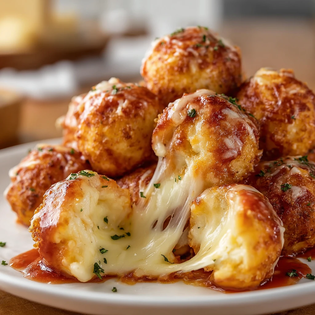 Cheesy Garlic Pizza Balls