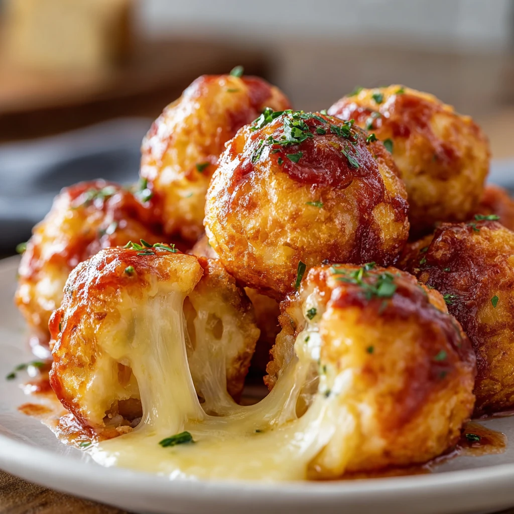Cheesy Garlic Pizza Balls