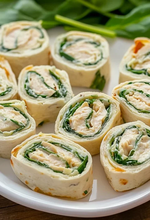 Chicken Caesar Pinwheels Big Bold Flavor