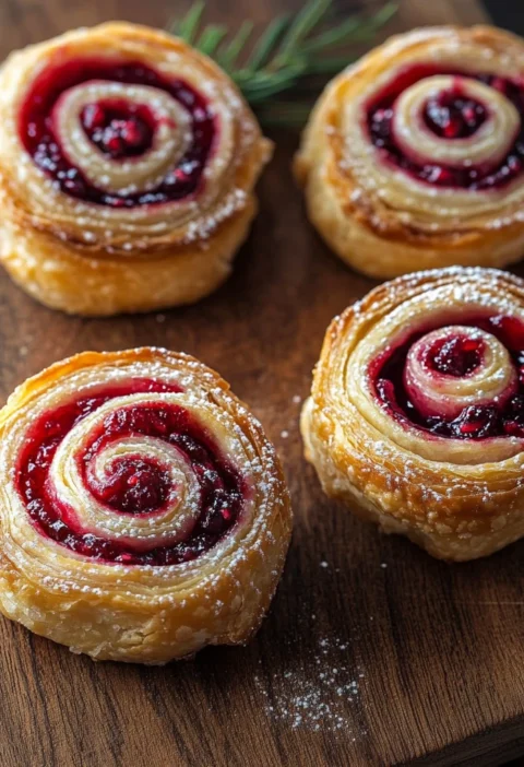 Christmas Cranberry Roll Ups