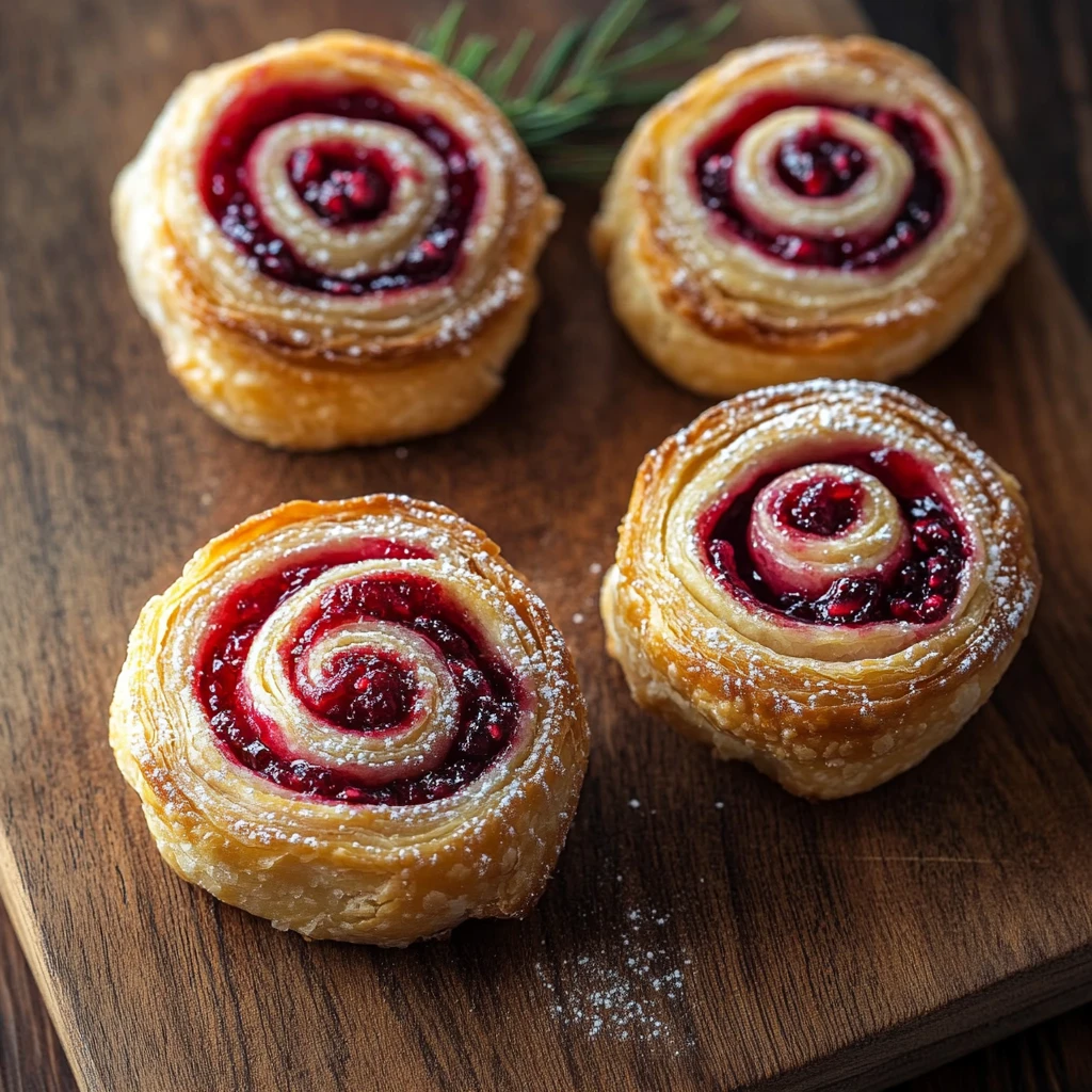 Christmas Cranberry Roll Ups