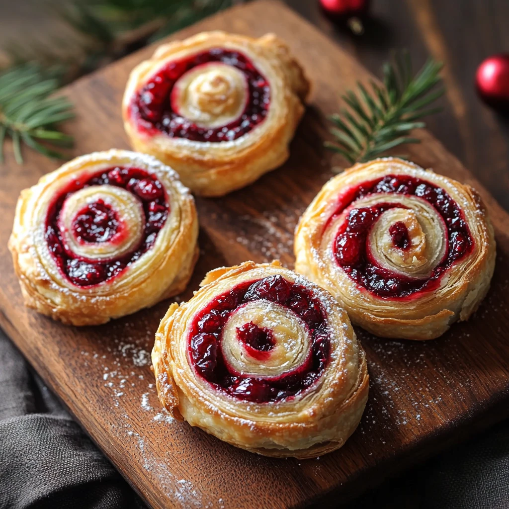 Christmas Cranberry Roll Ups