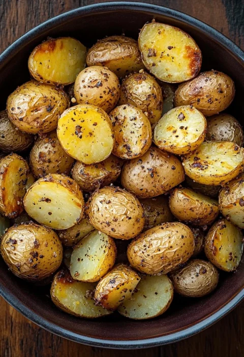Cowboy Mayo Roasted Potatoes