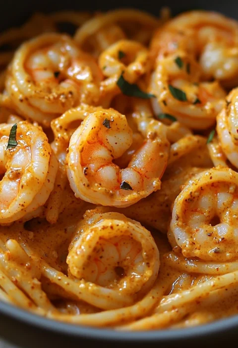 Creamy Cajun Shrimp Pasta