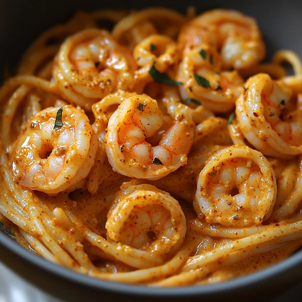 Creamy Cajun Shrimp Pasta