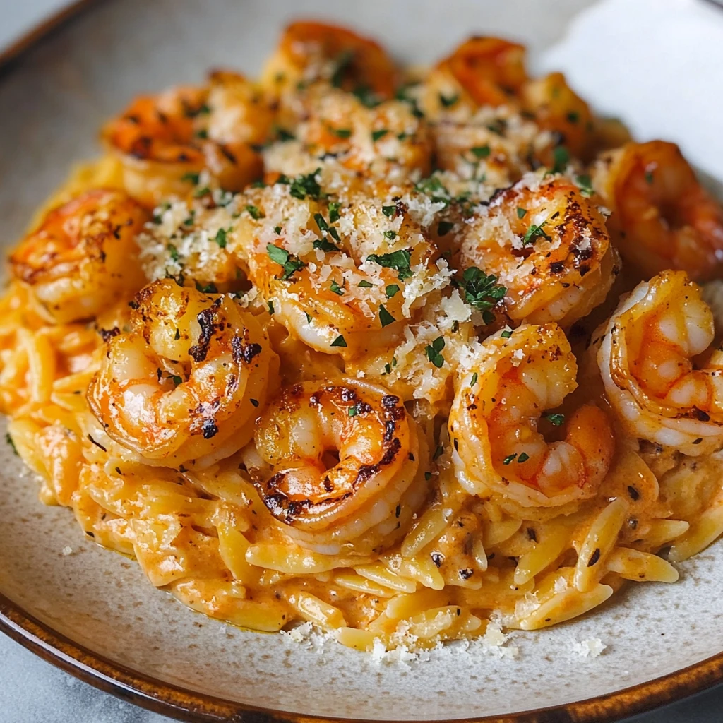 Creamy Cajun Shrimp Pasta Recipe Delicious Orzo