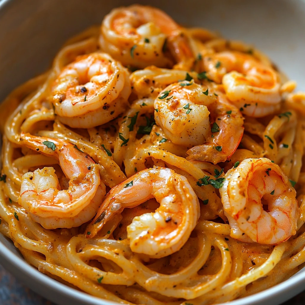 Creamy Cajun Shrimp Pasta