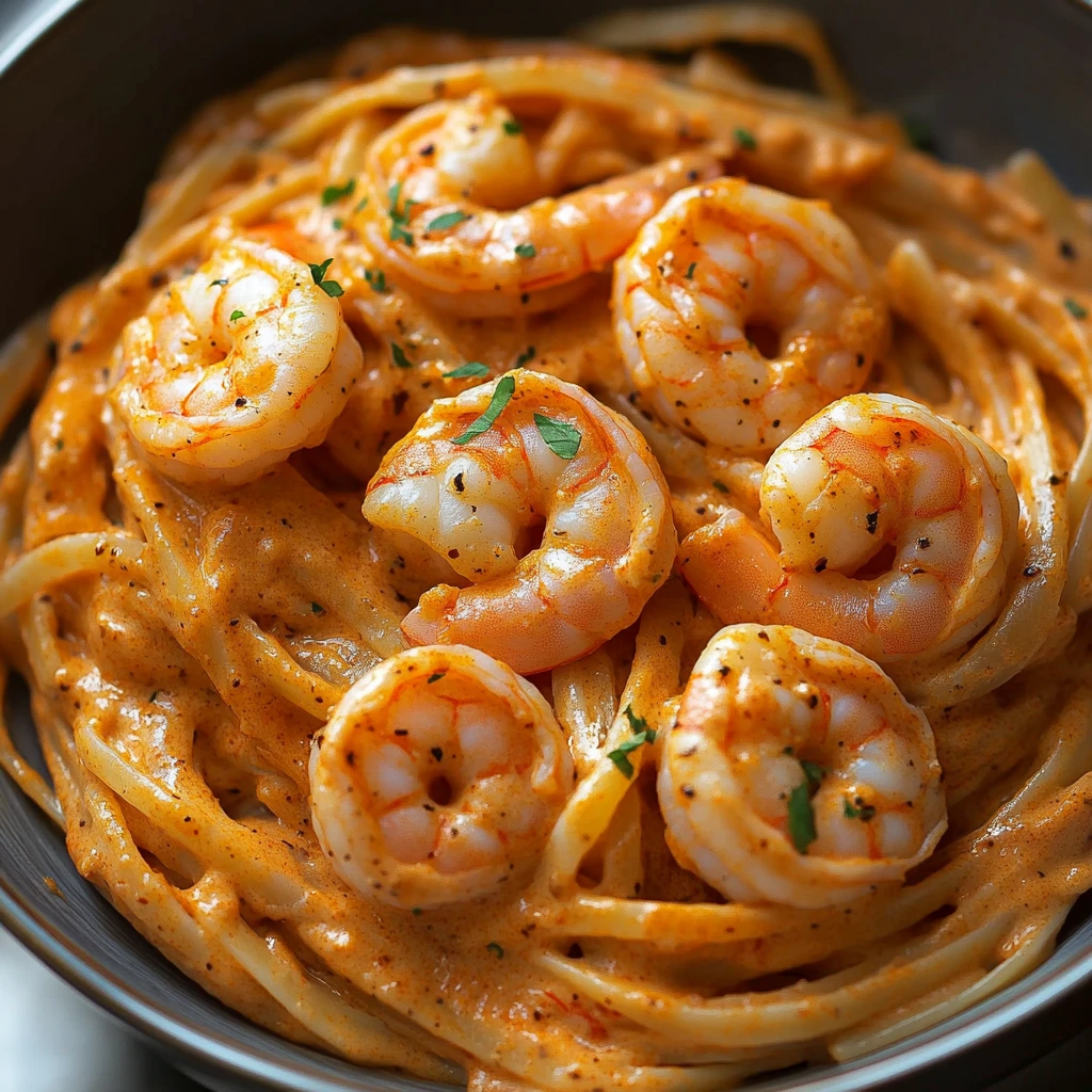 Creamy Cajun Shrimp Pasta