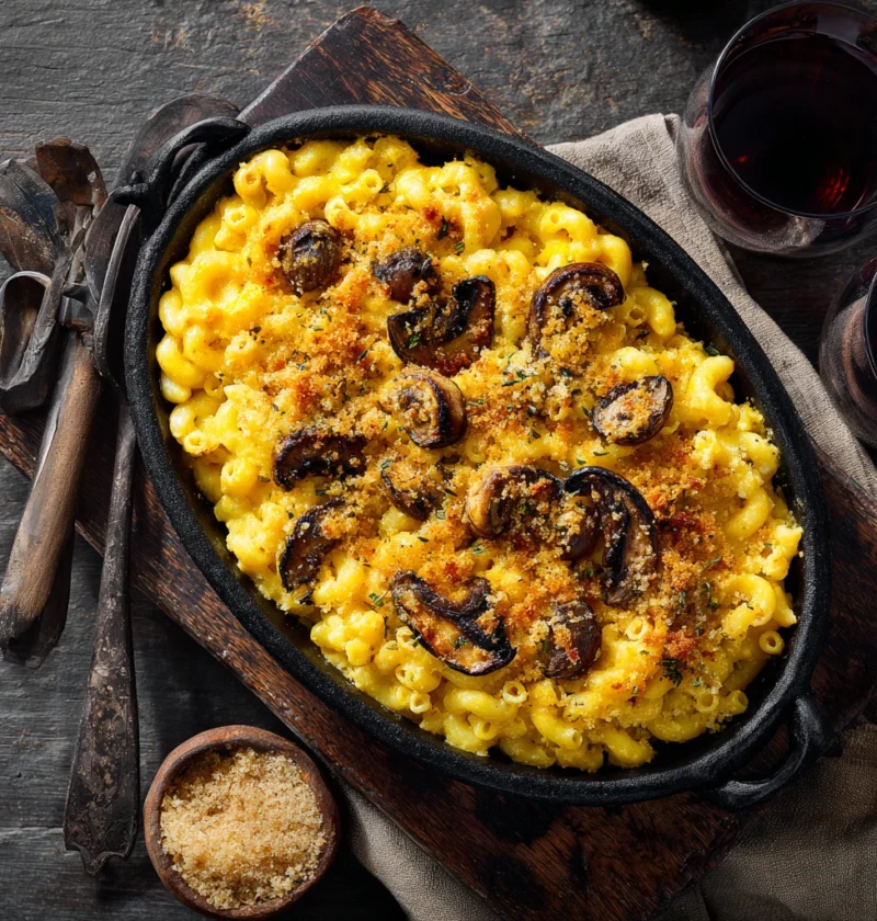 Creamy Miso Pumpkin Pasta Calabrian Chili Breadcrumbs Shiitake