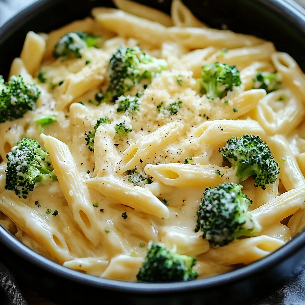 Creamy Onepot Boursin Cheese Pasta Broccoli
