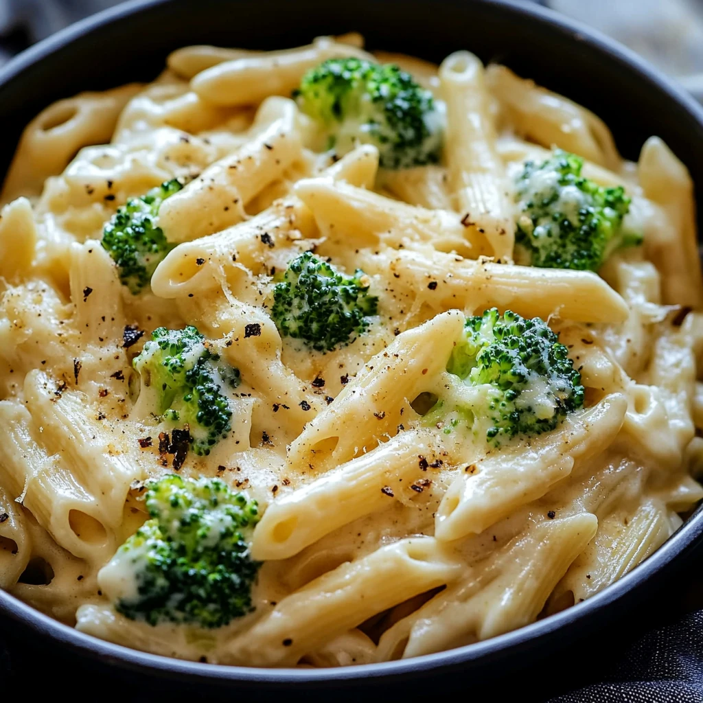 Creamy Onepot Boursin Cheese Pasta Broccoli