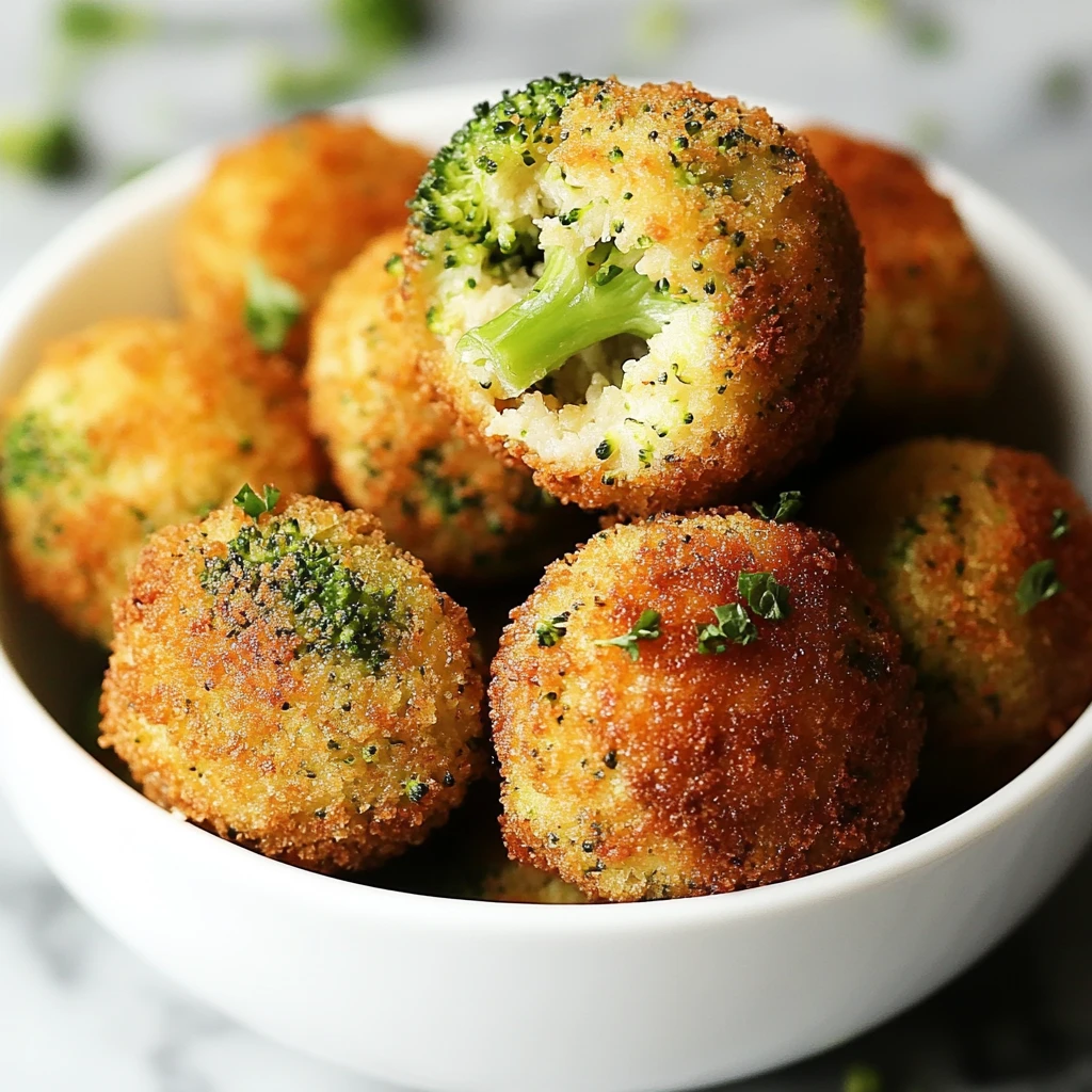 Crispy Broccoli Cheese Balls Ultimate Appetizer Delight
