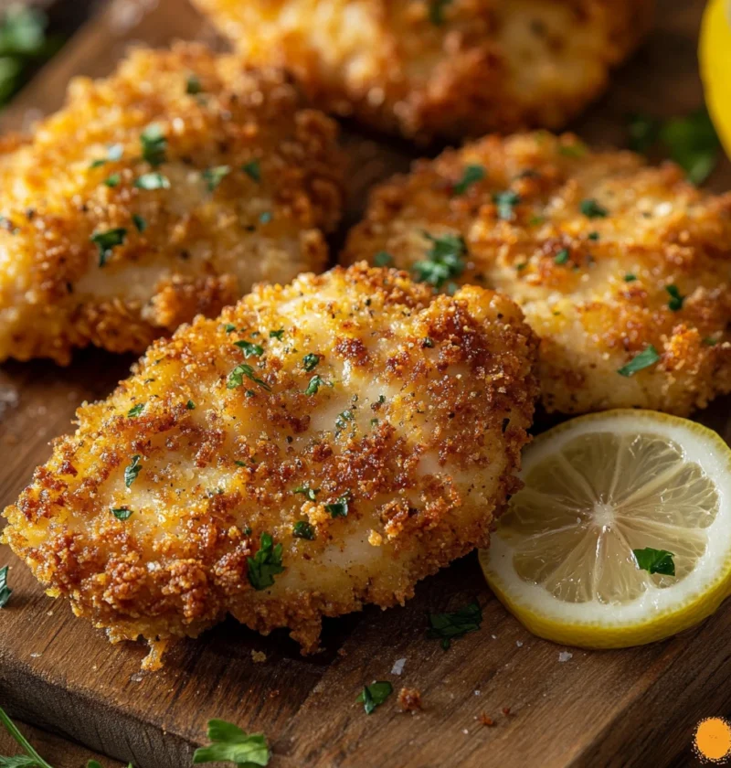 Crispy Lemon Chicken Cutlets