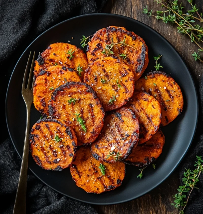 Crispy Sweet Potato Stacks