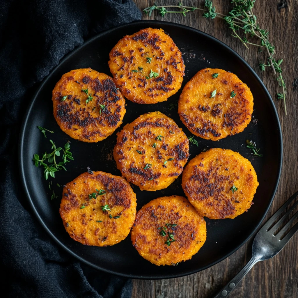 Crispy Sweet Potato Stacks