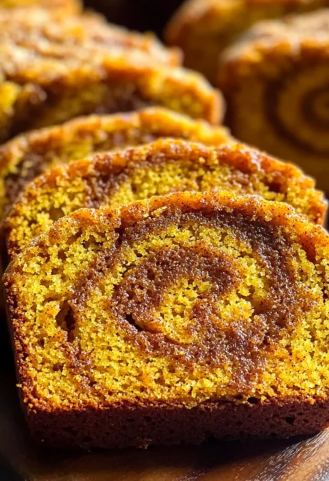 Mini Pumpkin Bread Cinnamon Swirl Recipe