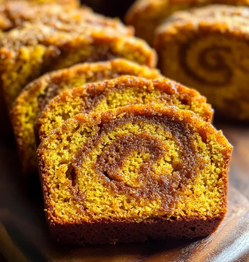 Mini Pumpkin Bread Cinnamon Swirl Recipe