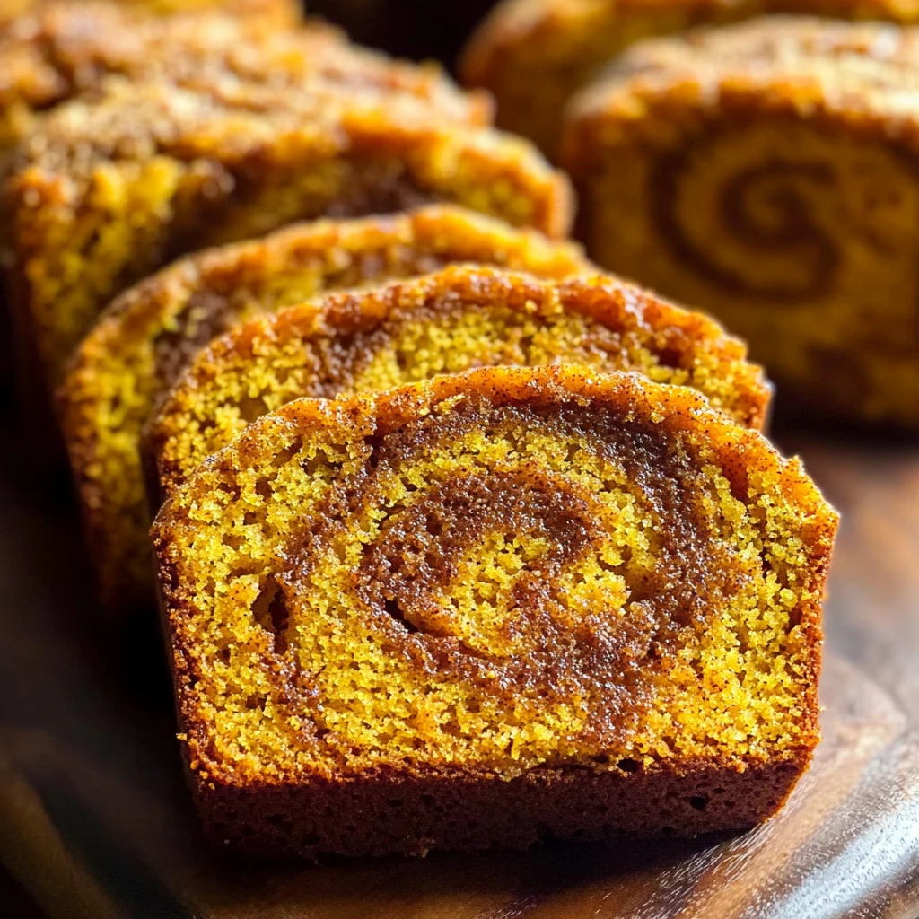 Easy Mini Pumpkin Bread with Cinnamon Swirl Recipe