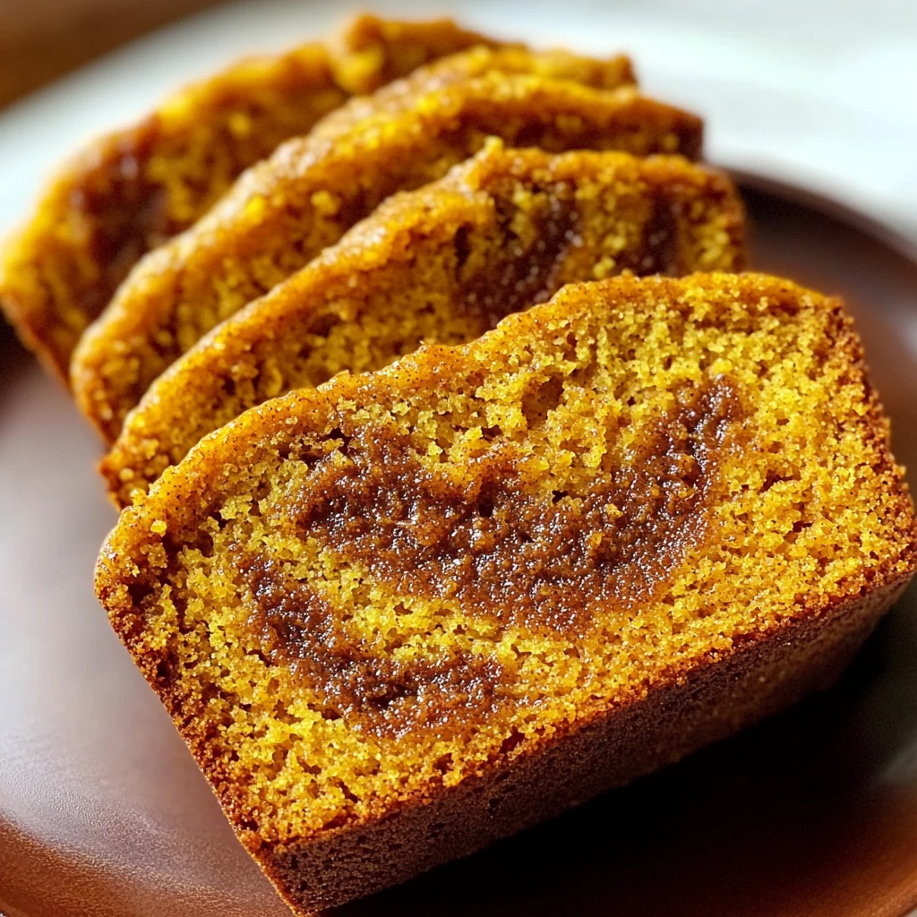 Mini Pumpkin Bread Cinnamon Swirl Recipe