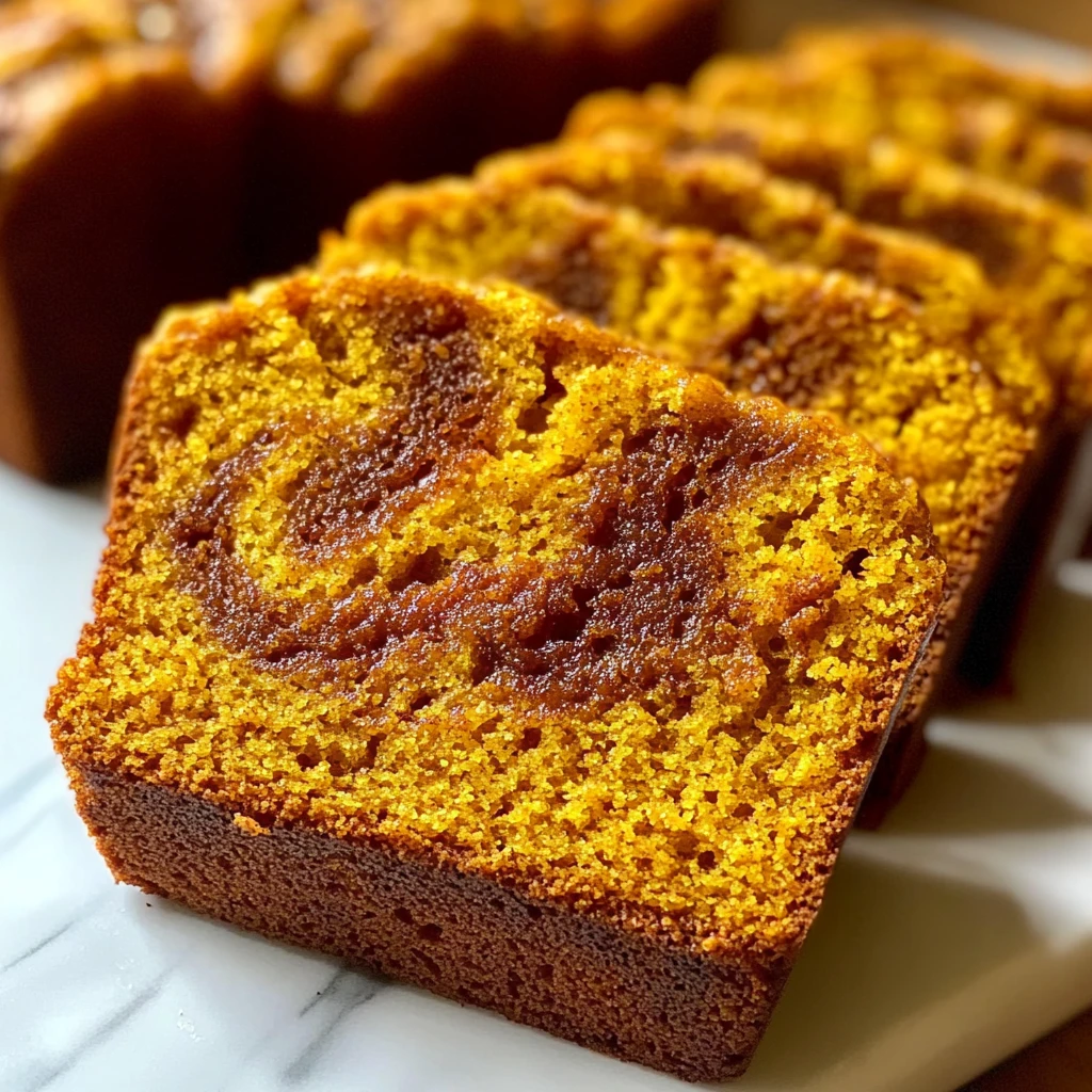 Mini Pumpkin Bread Cinnamon Swirl Recipe