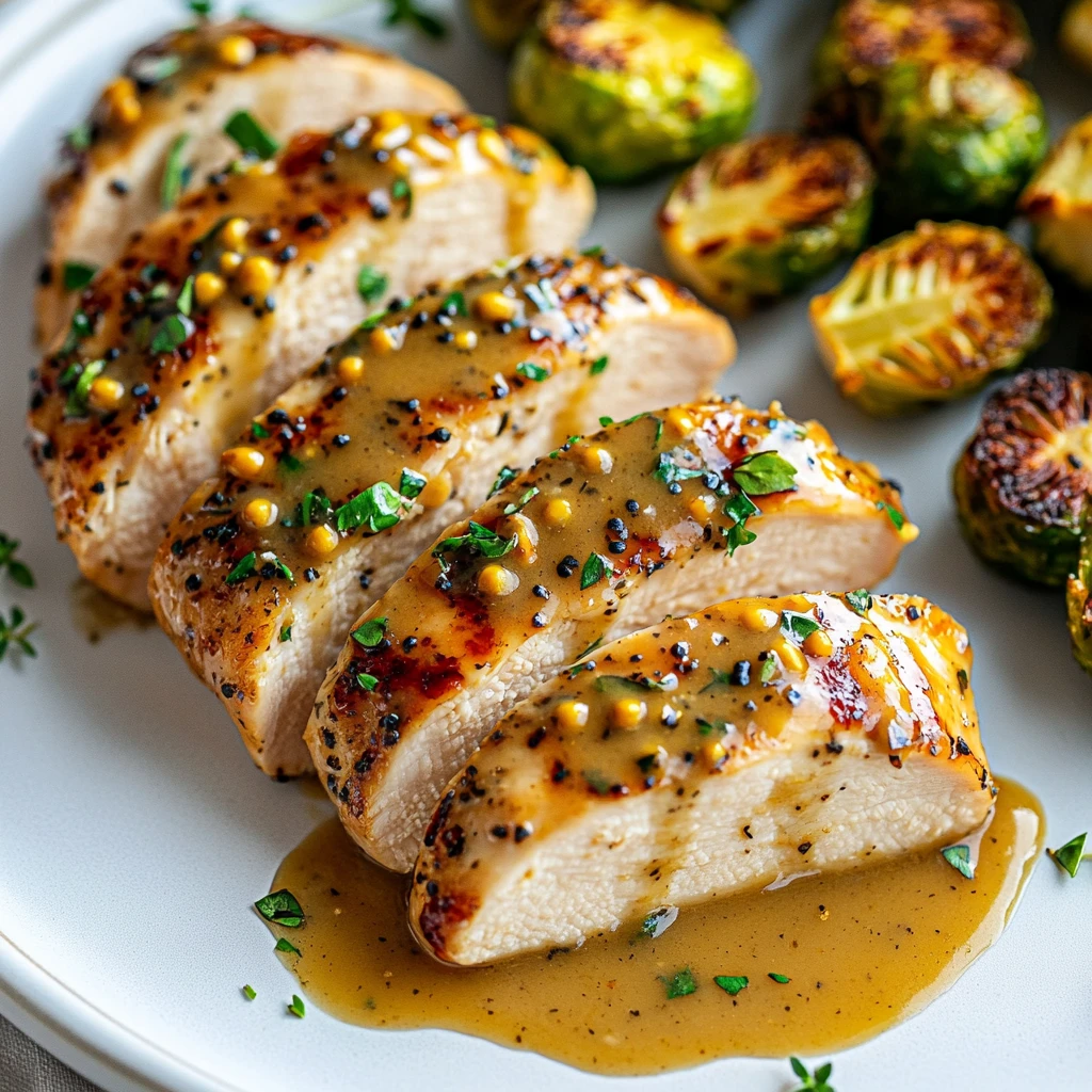 Sheet Pan Honey Dijon Chicken Veggies