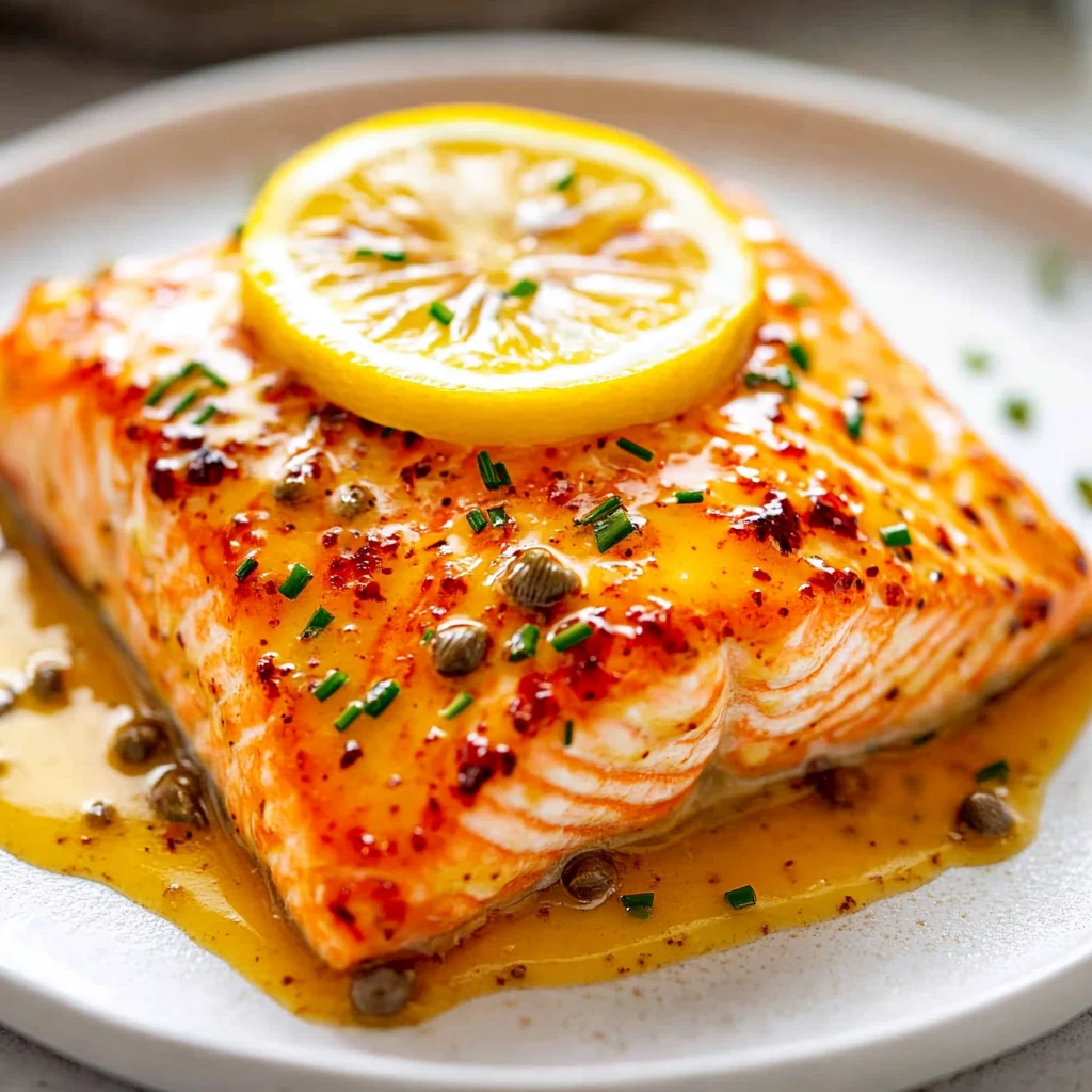 Garlic Butter Baked Salmon Recipe