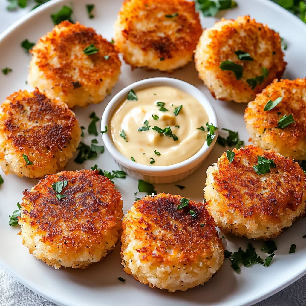 Golden Crispy Shrimp Cakes with Zesty Lemon Aioli