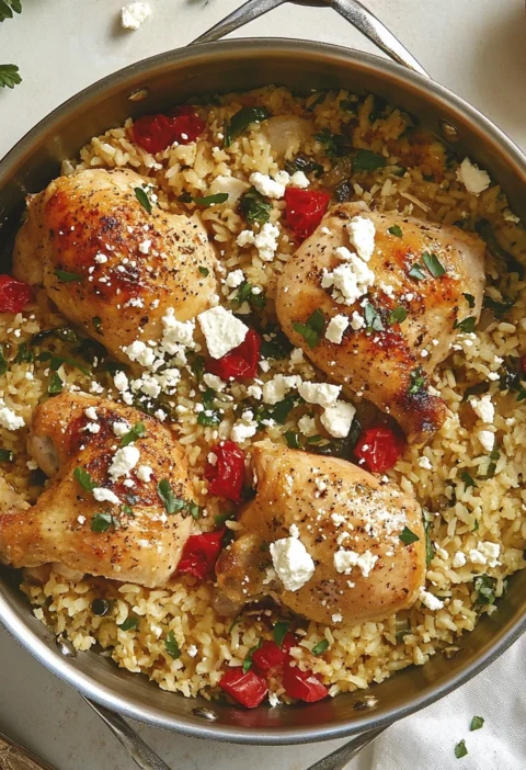 Greek Chicken Orzo