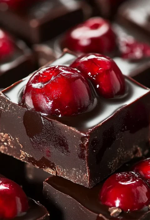 Halloween Dracula Dark Cherry Fudge