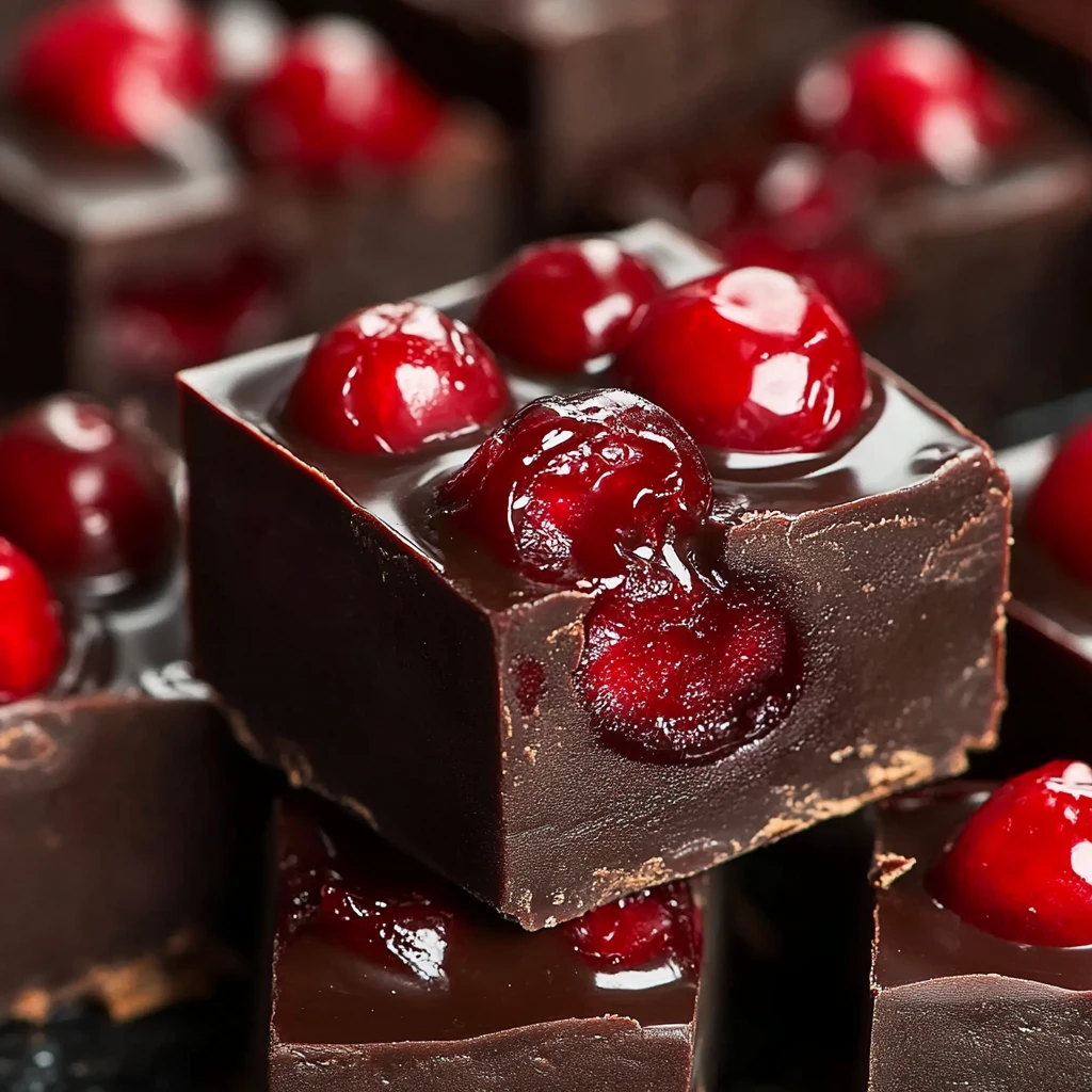Halloween Dracula Dark Cherry Fudge