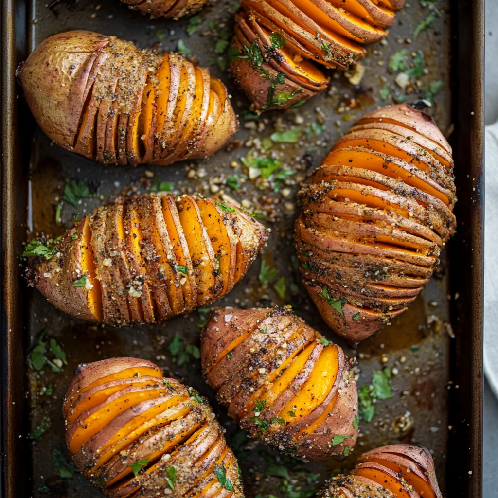 Hasselback Sweet Potatoes