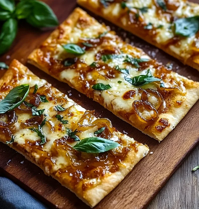 Hot Honey Garlic Flatbread Pizzas