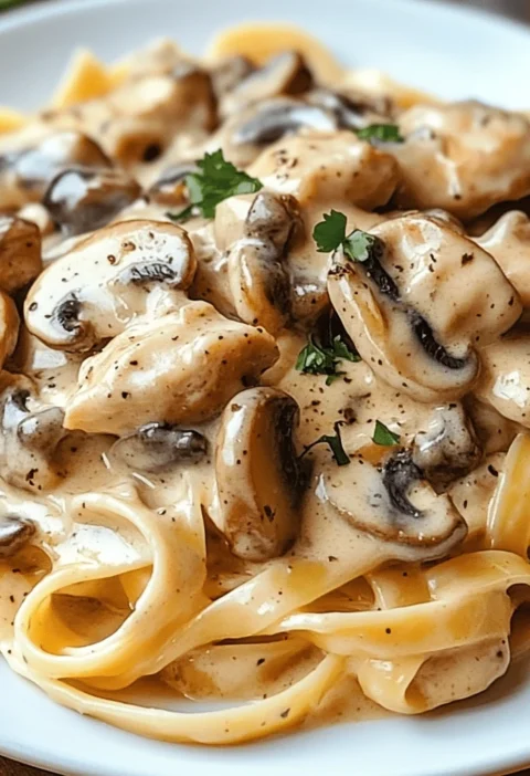 Irresistibly Creamy Chicken Marsala Pasta