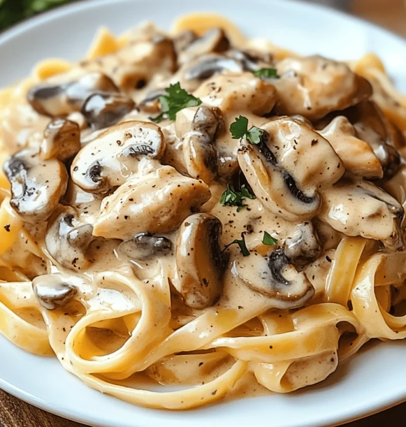 Irresistibly Creamy Chicken Marsala Pasta