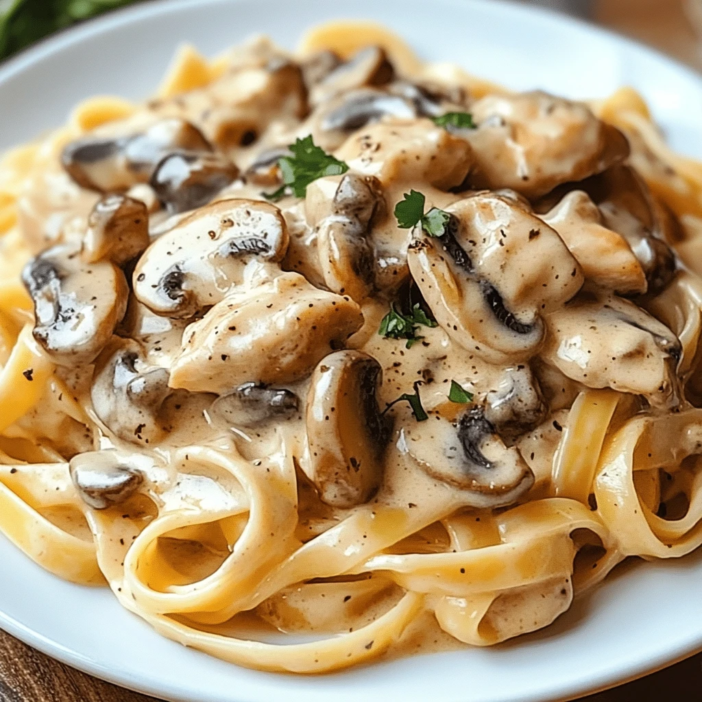 Irresistibly Creamy Chicken Marsala Pasta