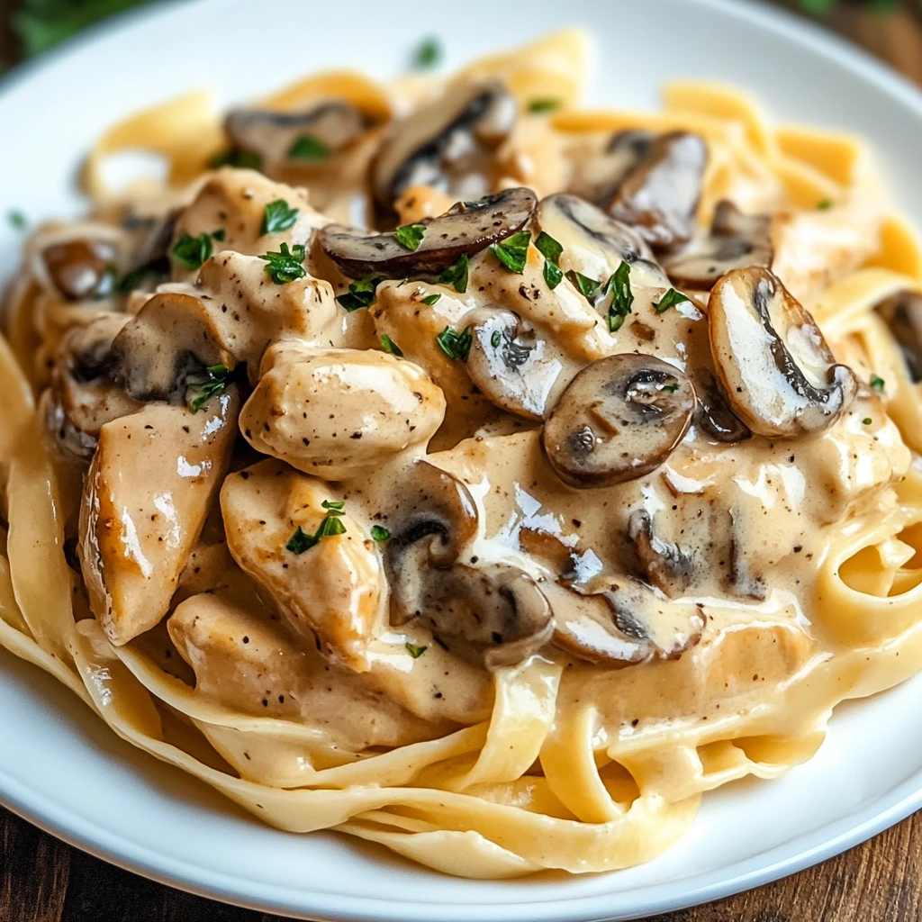 Irresistibly Creamy Chicken Marsala Pasta