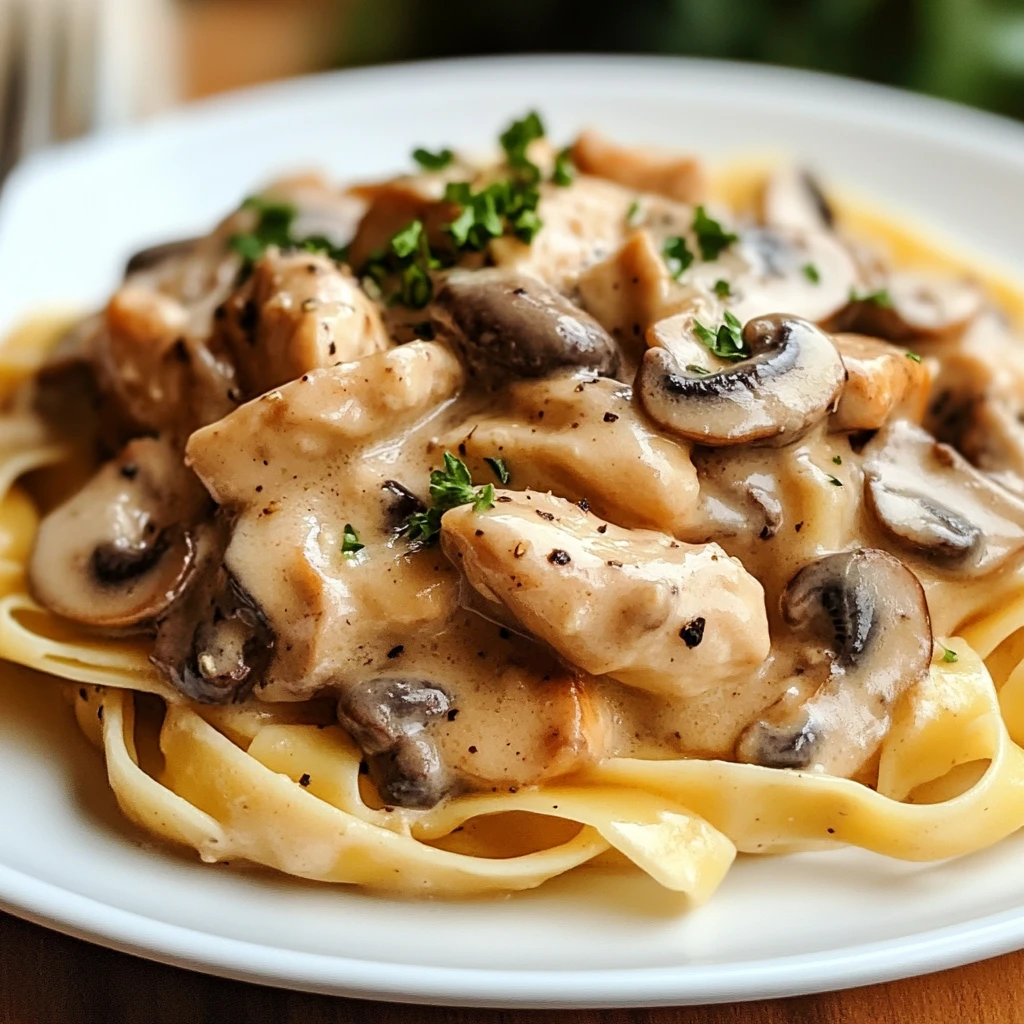 Irresistibly Creamy Chicken Marsala Pasta