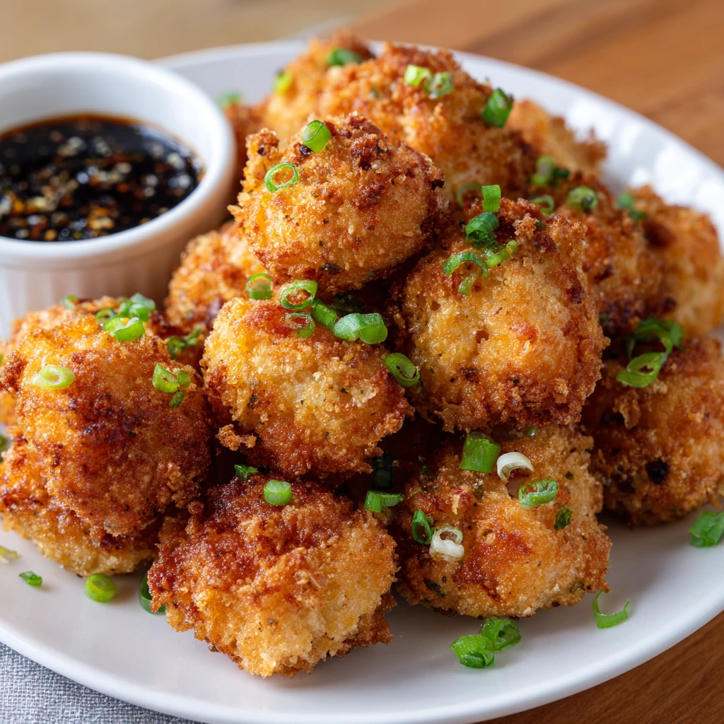 Irresistibly Crispy Shrimp Balls Sweet Chili Sauce