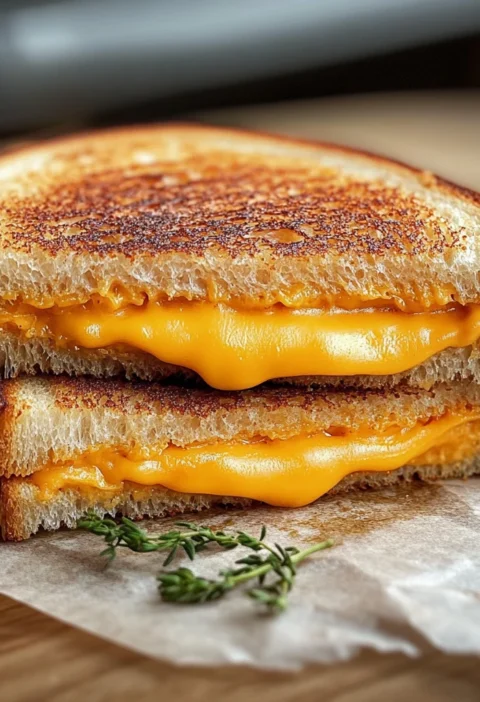 Marinated Grilled Cheese