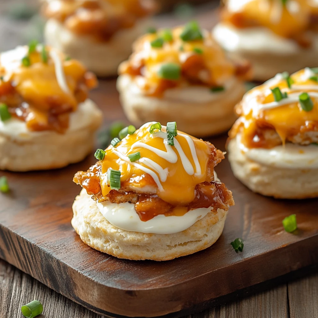 Mini BBQ Ranch Biscuit Melts Recipe