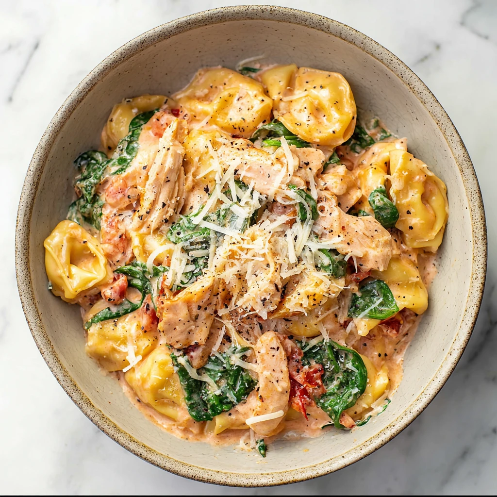 One Pan Tortellini Chicken