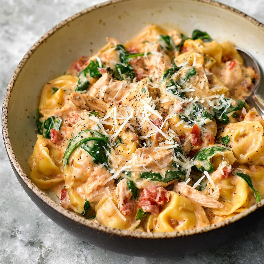 One Pan Tortellini Chicken