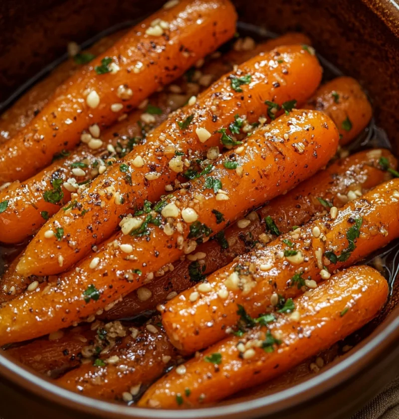 Parmesan Garlic Roasted Carrots