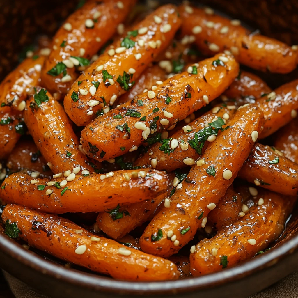 Parmesan Garlic Roasted Carrots