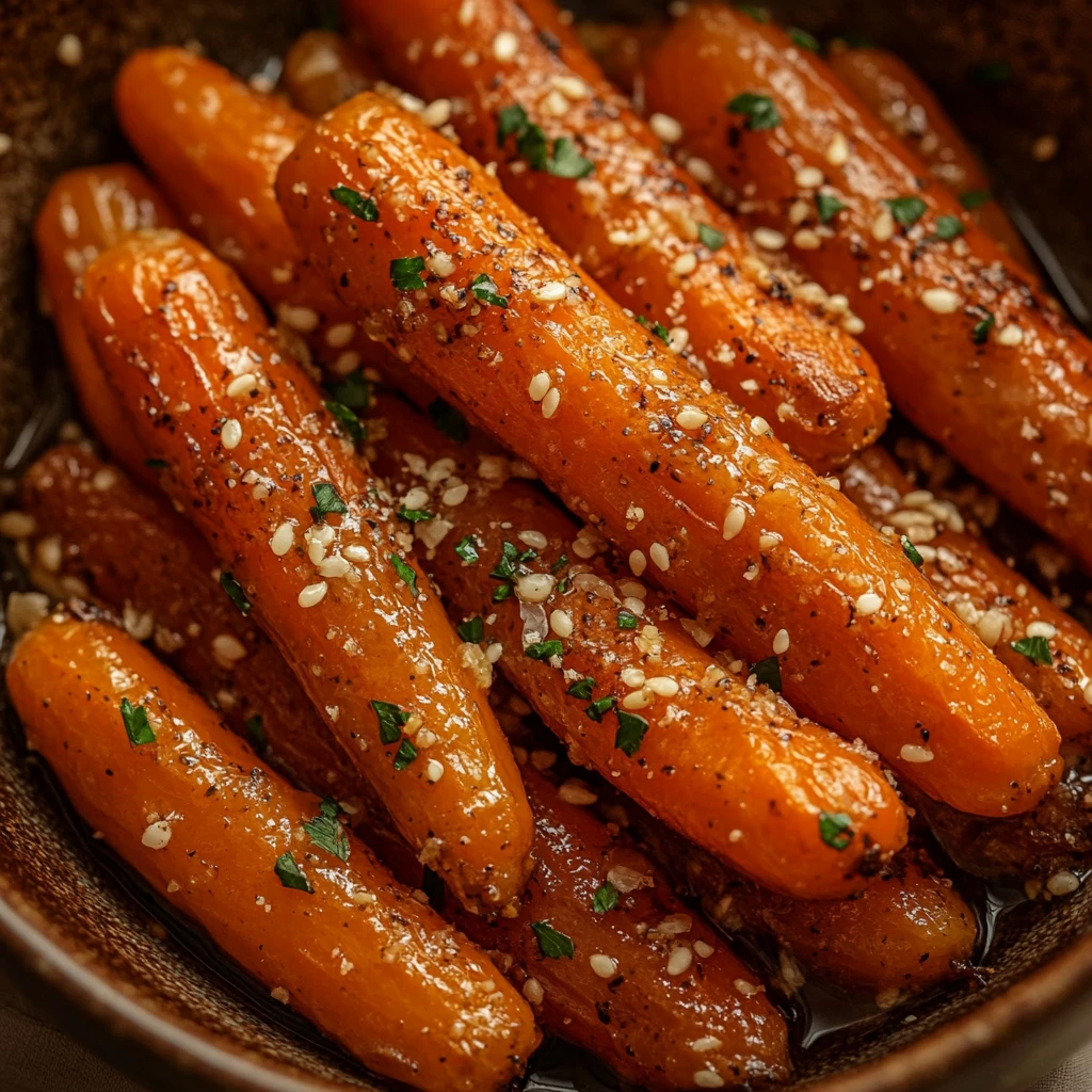 Parmesan Garlic Roasted Carrots